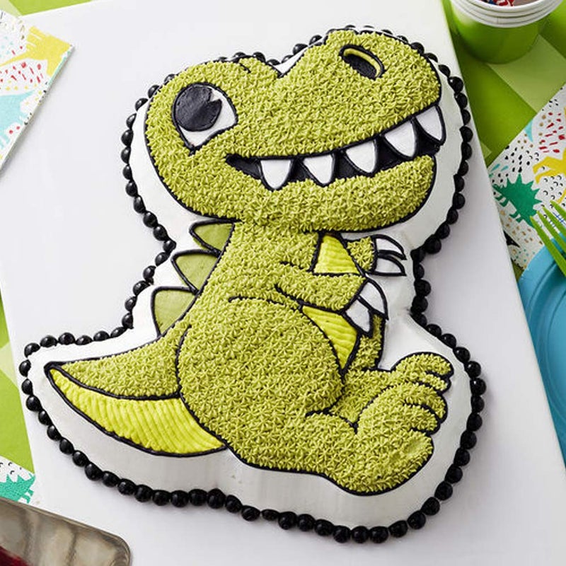 Cayanmydery Dinosaur Shape Cake Pan, 3D Birthday Cake Pan, Aluminum Alloy Cake Molds Nonstick Baking Tools - Image 4